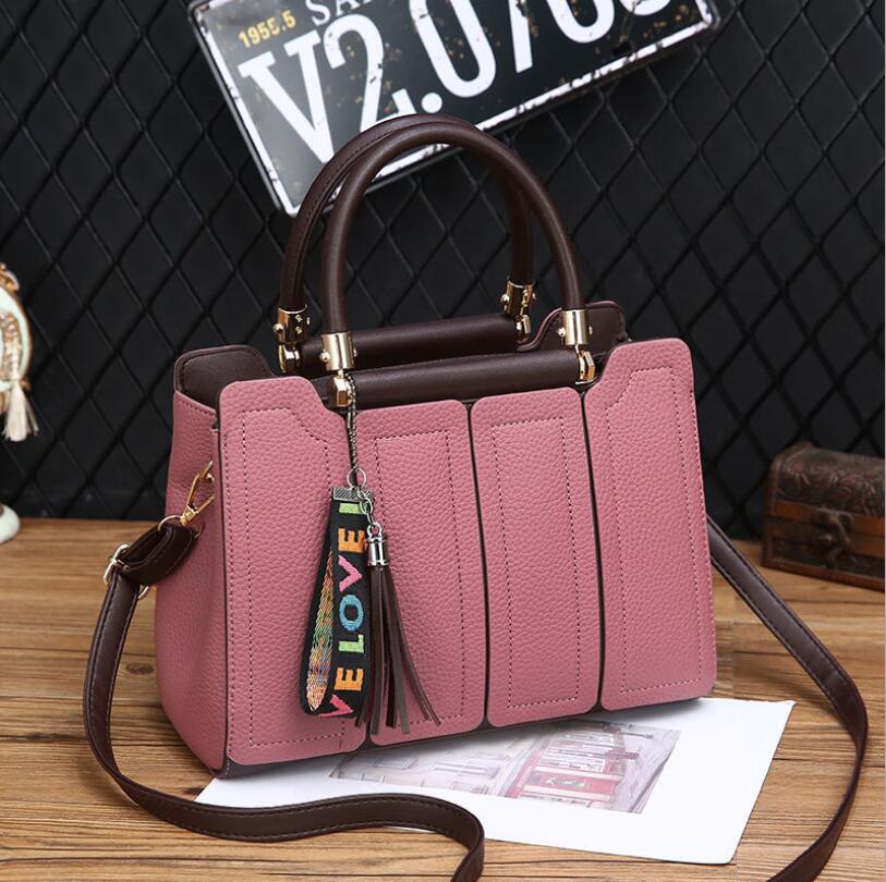 High-Quality Stitching Womens Bags  New Fashion Womens Handbags Large Capacity One-Shoulder Messenger Bag Luxury Tote Bags