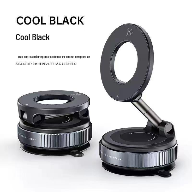 Multifunctional Magnetic Phone Holder for Car Console - Rotating & Folding Design