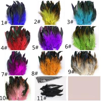 50Pcs Lot Natural Color Rooster Feathers 6-8 Inch Pheasant Chicken Feather Craft
