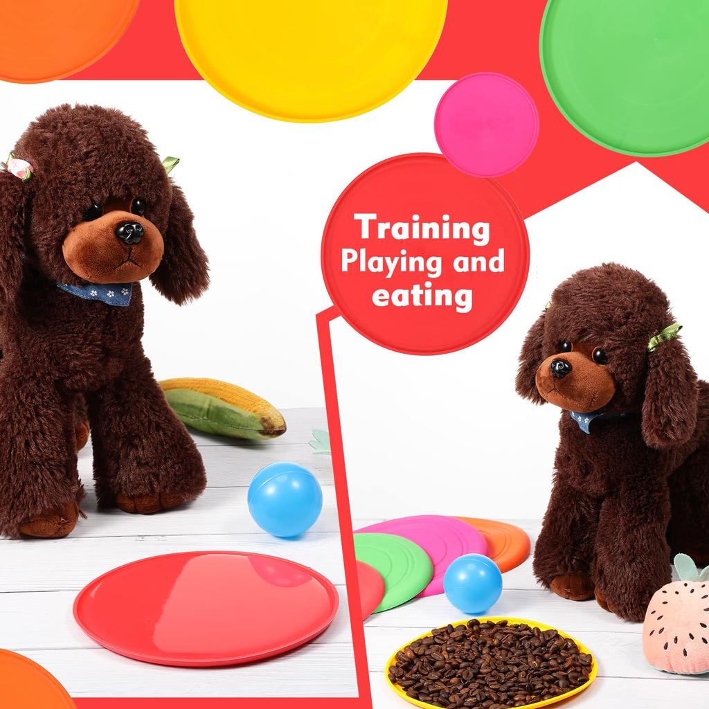 Outdoor Sports Durable Chew Pet Training Toy Interactive Dog Toys Resistance Bite Soft Rubber Toys Pet Flying Discs Dog Frisbeed