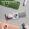 1Pcs Silicone Quick-drying Sink Mat Drying Pad Splash Guard  for Bathroom Kitchen Sink Faucet