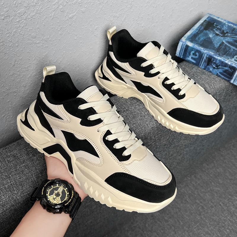 Niche design large size casual shoes size student young dad sneakers