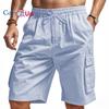 Men's Shorts: Breathable, Comfortable, Relaxed Fit, Cargo Style, Multi-pocket, Mid-length Casual Beach Shorts