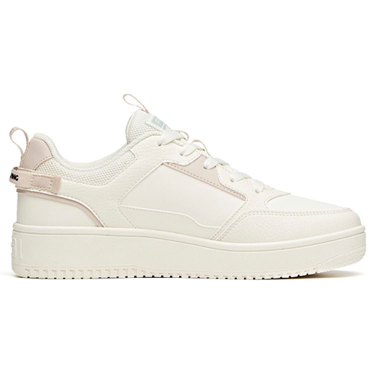 Anta Lifestyle Series Durable Breathable Low-Top Sneakers Women Sneakers White Lotus-Gray 922358066-10