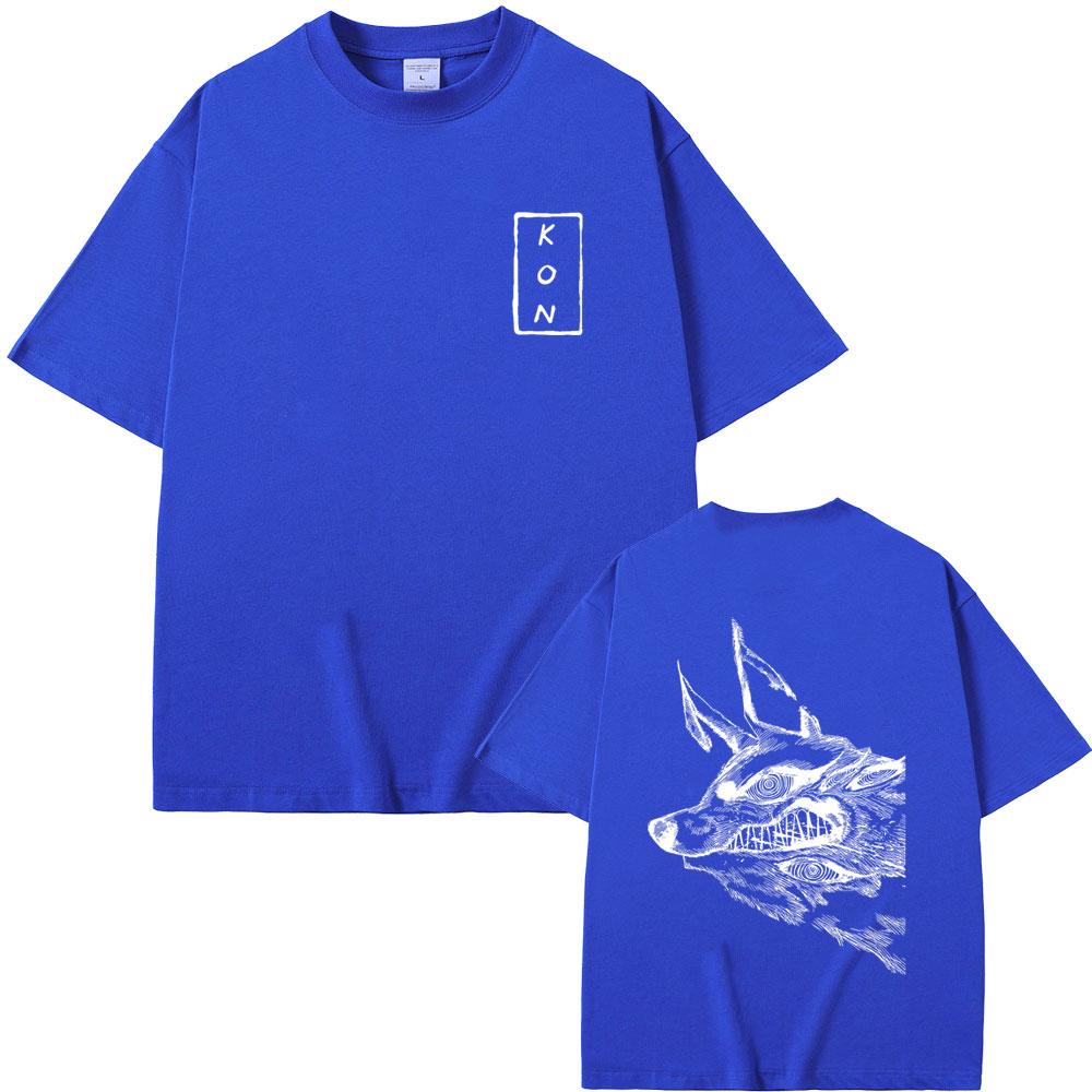 Hot Sale Anime Chainsaw Man Hayakawa Aki Summon Fox Devil Kon Graphic Tshirts Men Fashion Vintage T Shirts Manga Lovers Gift