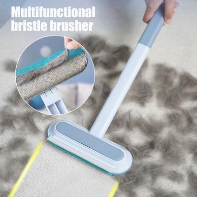 Tierhaarentfernungsbürste 4 in 1 Tierhaarentfernungsbesen für Couch Teppich Möbel Wiederverwendbarer Waschbarer Fusselentferner für Hunde- und Katzenhaare