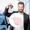 PU Leder Schlüsselanhänger Metallanhänger Für Auto- und Hausschlüssel Leichtgewichtiger Sicherer Halter Mit Rostfreiem Design