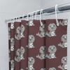 French Bulldog Shower Curtain Waterproof Cute Puppy Dog Bath Decor Set Vintage Farmhouse Bathroom Art Home Decor