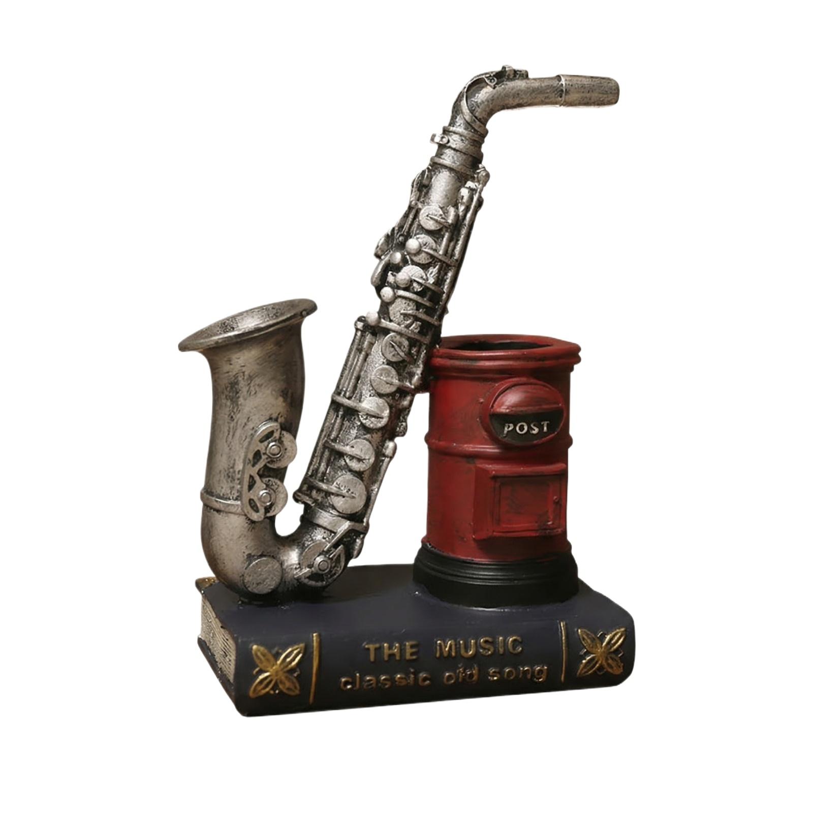 

Винтажный органайзер для ручек, роскошная настольная коробка для хранения, украшение для домашнего кабинета, подарок. one size красный