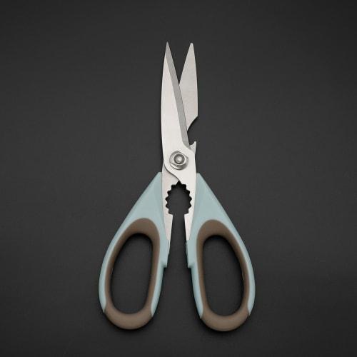 ODMILY Left-Handed Kitchen Scissors, Multipurpose Scissors for Women, Sikkos Utility Accessories, General Purpose, Sharp, Food, Seafood, Smart Cutter,