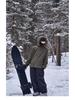 Unisex Waterproof Ski & Snowboard Pants: Loose Fit, Warm, Plus Velvet, for Men & Women.