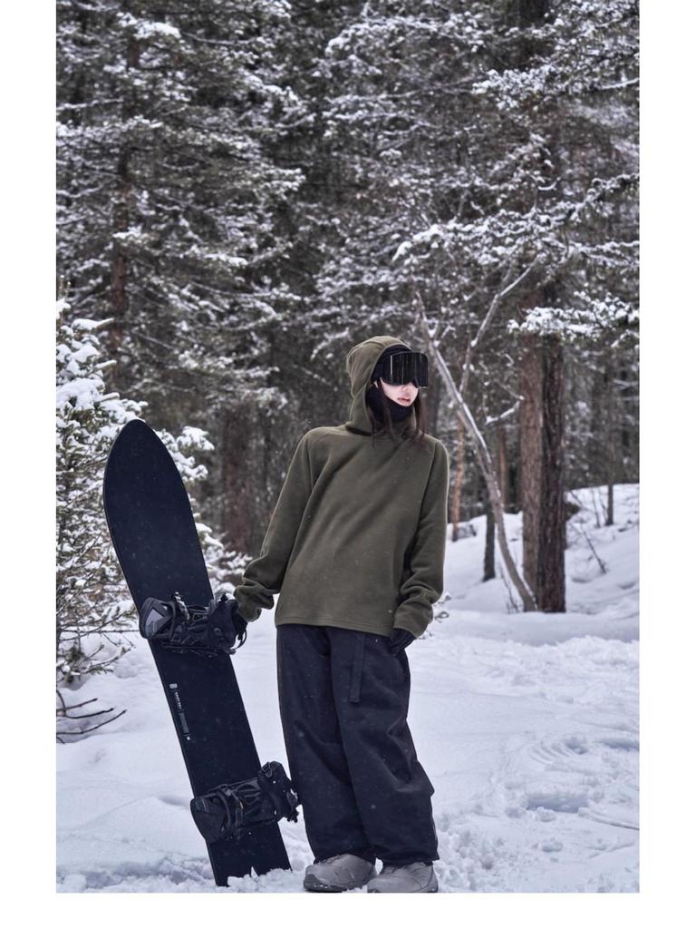 Unisex Waterproof Ski & Snowboard Pants: Loose Fit, Warm, Plus Velvet, for Men & Women.
