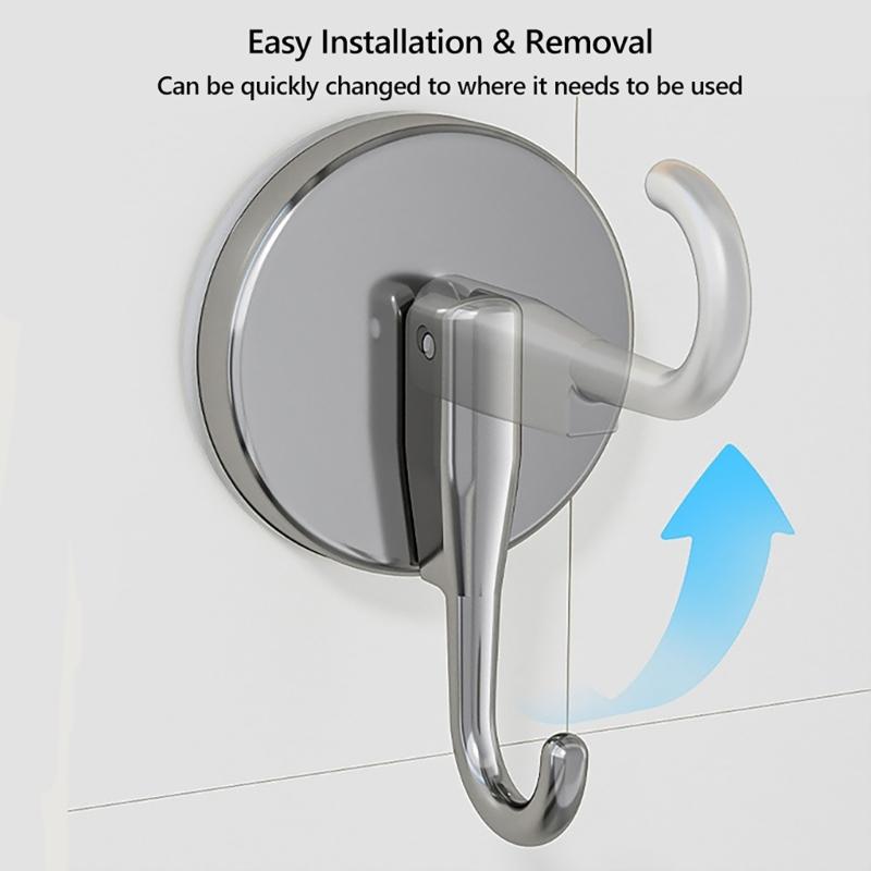 Easy Installs Suction Hook Holders ABS Not Drill Suction Hook Heavy Duty Adhesive Hook 57mm Diameter for Bathroom Kitchen