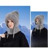 Winter Knitted Hat For Women With Ear Warmer And Mask Combo For Cold Weather Comfort