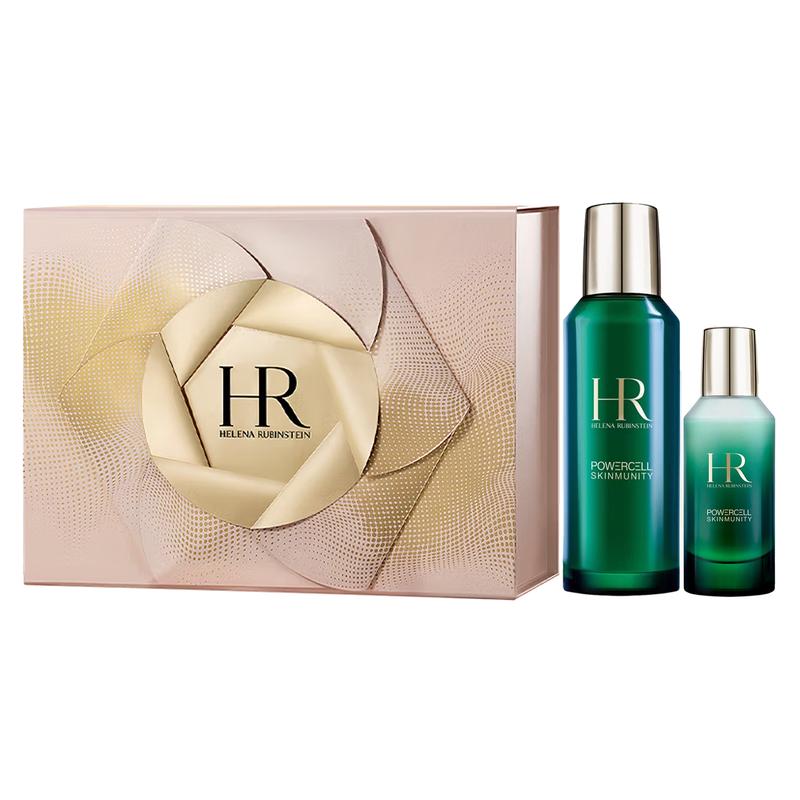 Helena Skin Care Set HR Green Bottle Essence Water Emulsion Repair Two-piece Set: Green Bottle New Muscle Water 200ml + Green Bottle Youth Lotion 75ml