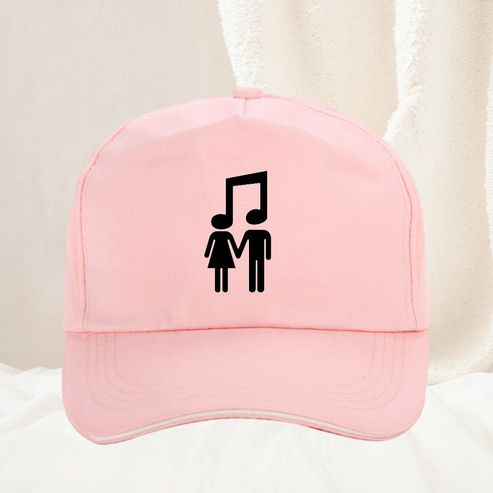 Musical Symbol Printing Baseball Caps Unisex Outdoor Adjustable Hat Casual Sunscreen Golf Caps
