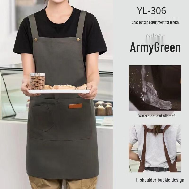 Waterproof Oil-Proof Canvas Apron