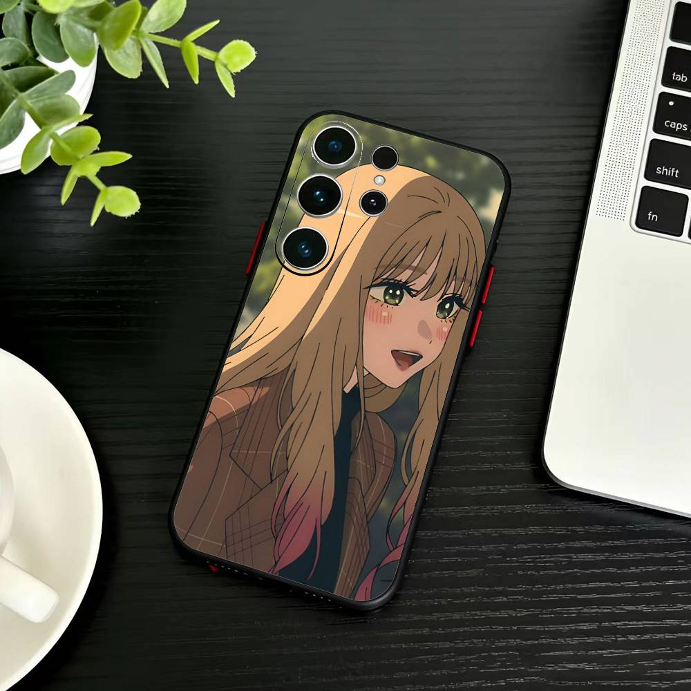 J-Darling Marin Kitagawa Colorful Silver Phone Case For Samsung S26,S25,S24,S23,S22,S21,S20,S30,Ultra,Plus,Fe,Note,5G Black Cov