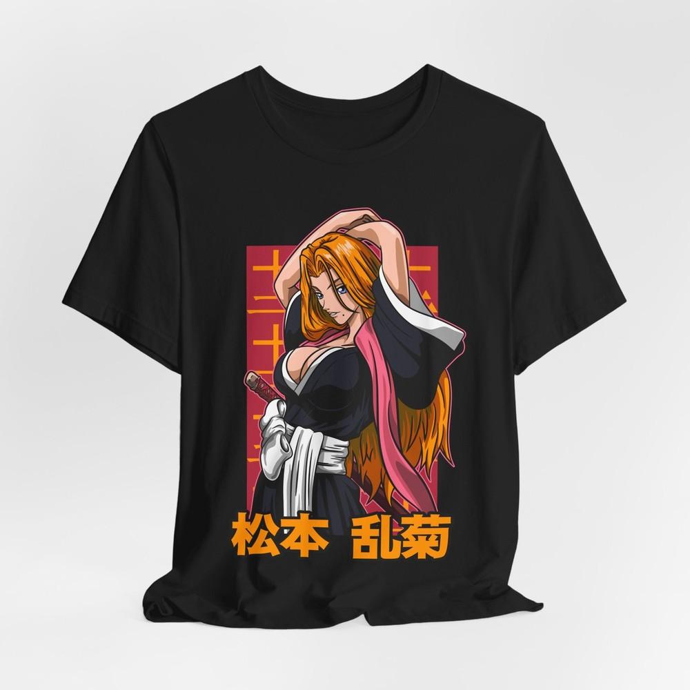 Anime-Inspired Short Sleeve T-Shirt Tee Tops, Manga Graphic Shirt, Unisex Casual Wear,