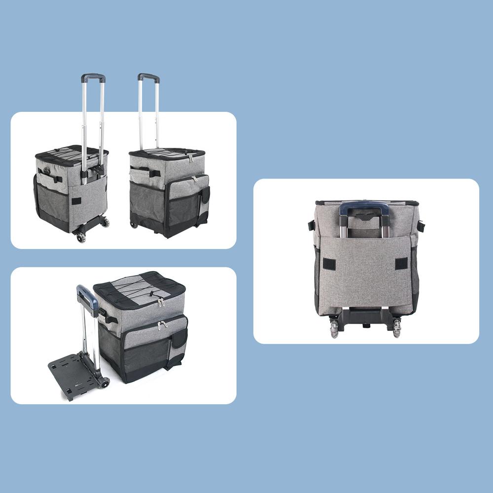 Portable Cooler Bag Camping Thermal Insulation Storage Organizer Waterproof & Leakproof Keep Hot & Cold 35L Large