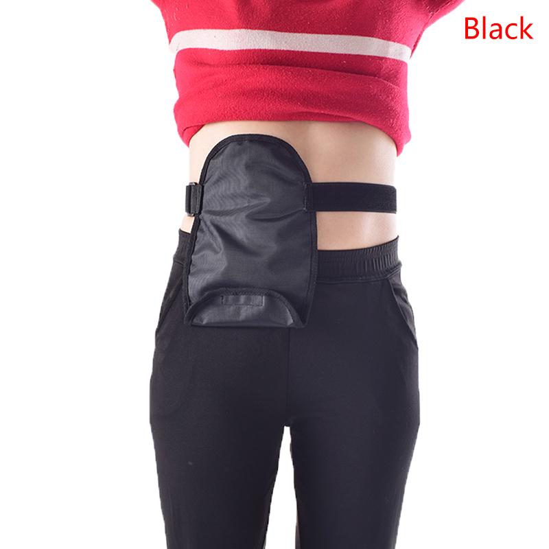 

Ostomy Bag Cover Water Resistant Adjustable Easy Clean Install Washable Universal Ostomy Pouch чёрный