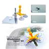Windshield Repair Kit Quick Fix Cracked Glass Windscreen Repair Tool Kit Resin Sealer Paint Cleaner Car Cracked Glass Repair