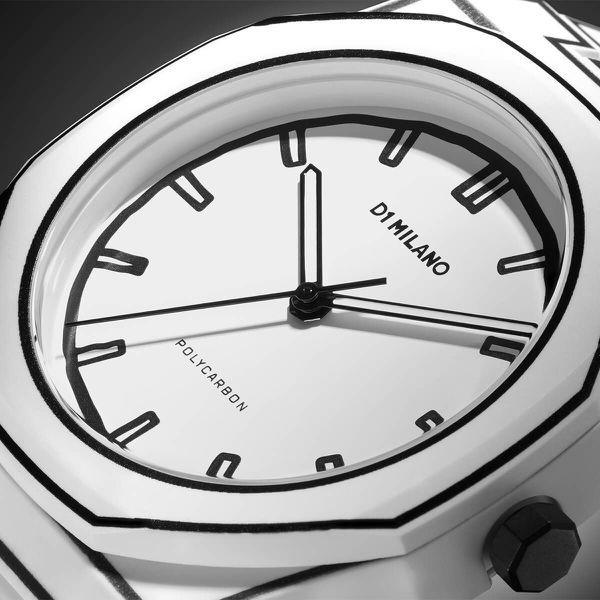 D1 Milano POLYCARBON Quartz 3-Hand PCBJ34 Wrist Watch