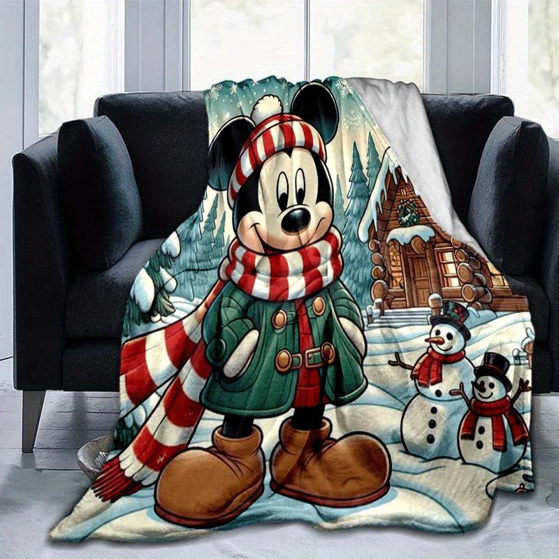 

1pc MIckey Printing Blanket - Soft, All-Season Throw for Living Room, Bedroom,Personalized Gift with Adorable Cartoon Design 80cmx120cm(31inx47in)