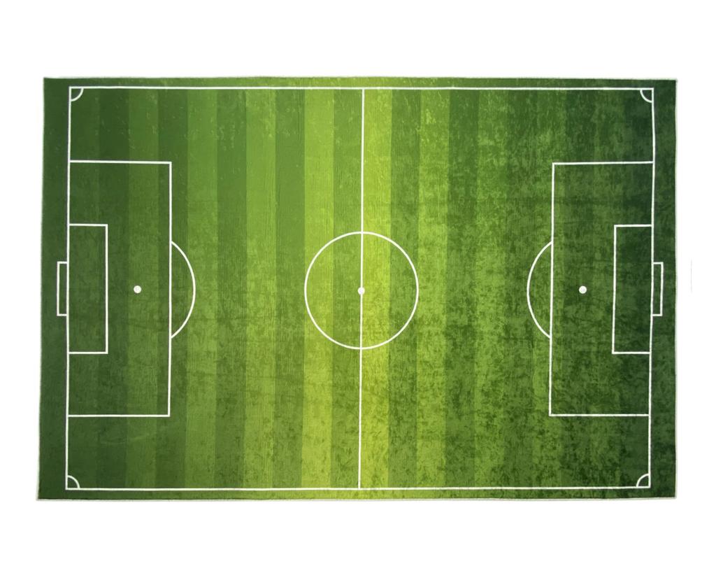 Soccer Sports Rug Sports Grass Soccer Field Carpet for Living Room Home Decor Large Area Rugs Children's Play Non-Slip Floor Mat