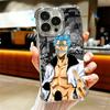 Bleach Grimmjow 6 Plating Phone Case For Iphone 16 17 Pro Max Air 16E 14 15 Plus 12 13 Mini Anti-Fall Airabag Cover