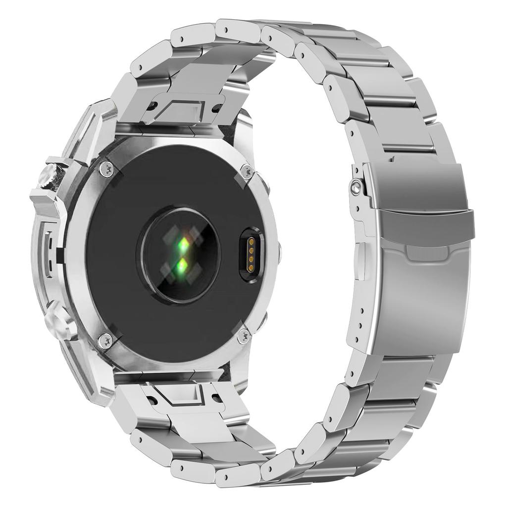 22mm Quick Release Watch Band for Garmin Fenix 8 Pro AMOLED 47mm/8 47mm/Fenix E 47mm Titanium Alloy Strap with Double-Fold Buckle