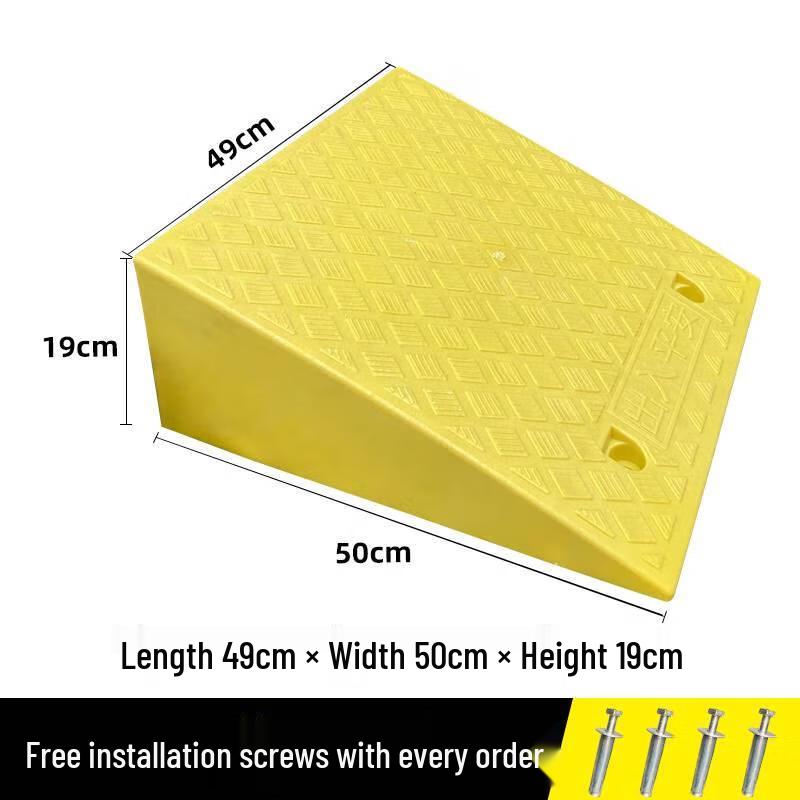 Heavy-Duty Plastic Curb Ramp
