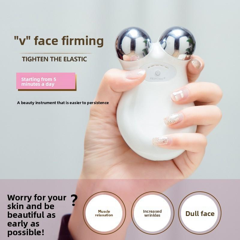 Micro-current Beauty Household Complexion Lift and Firming V-face MassagingTool Multifunctional Face-saving Instrument Skin Rejuvenation Introducer