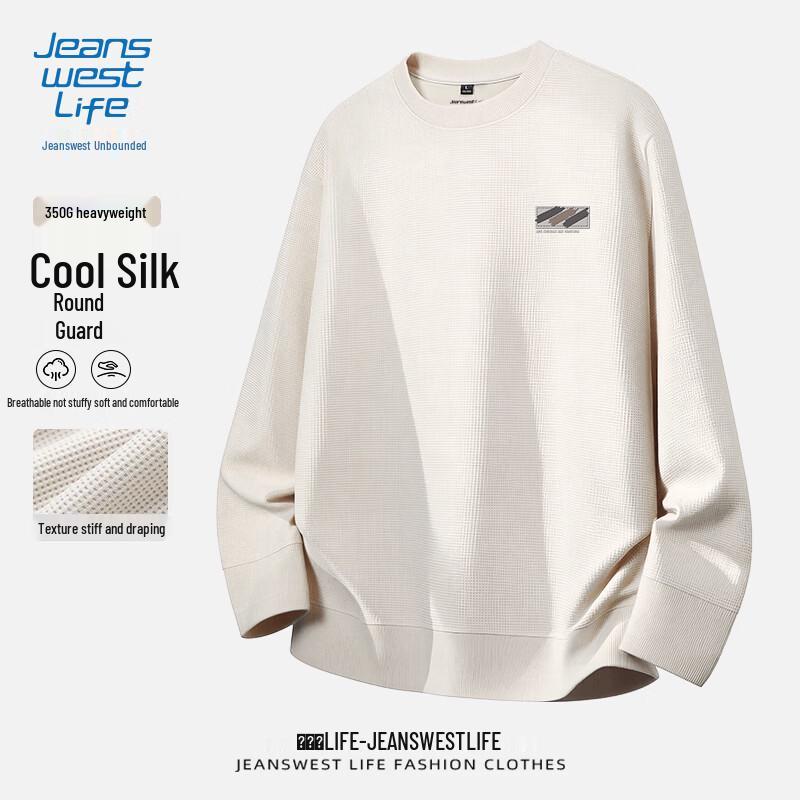JEANSWEST LIFE Unisex Crew Neck Sweatshirt M