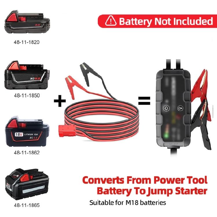 Battery Clamps Safe & Stable Jump Starter Cables Safety Protections Mechanism for Secure & Efficient Current Transfer