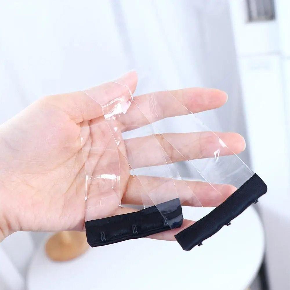 1Pcs Non Slip Buckle Bra Extender Clear Elastic Band Durable Bra Strap Women