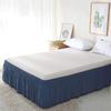 Twin/Full/Queen/King Size Bed Skirt with Tassels Elastic Band Bed Skirt Home Hotel Bed Cover Without Surface Bedding Decor