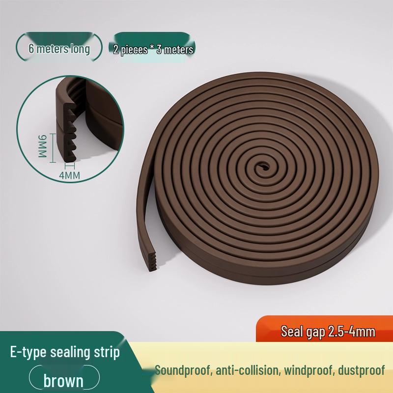 Těsnící lišta okna typu O z voděodolného a zvukotěsného UPVC pro dovnitř otevíraná okna