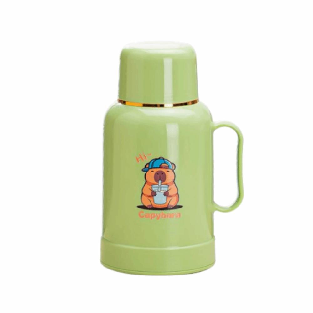 Cartoon Anime Cartoon Isolierter Wasserkocher 1000ML Doppelwandiger Heißwasserspender Verdickt Große Kapazität