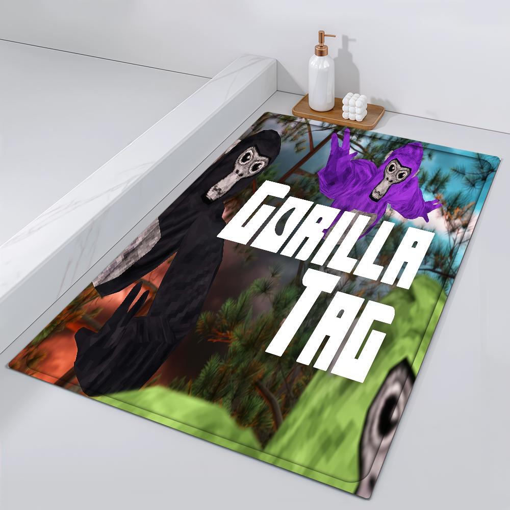 

Door Mat Bedside Entrance Bath Floor Game Decoration G-Gorilla Corridor Tag Door Leisure Mat Carpet Living Room Balcony 40cm x 60cm