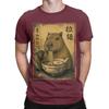 Unisex Cute Capybara Raunisex Noodles Japanese Food Animal T Shirt Cotton Clothes Short Sleeve Crew Neck Tee Shirt Printed Tshirt