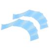 1 Pair Swimming Handcuffs Flippers Silicone Swimming Finger Webbed Gloves Swim Palm FingerBlue M
