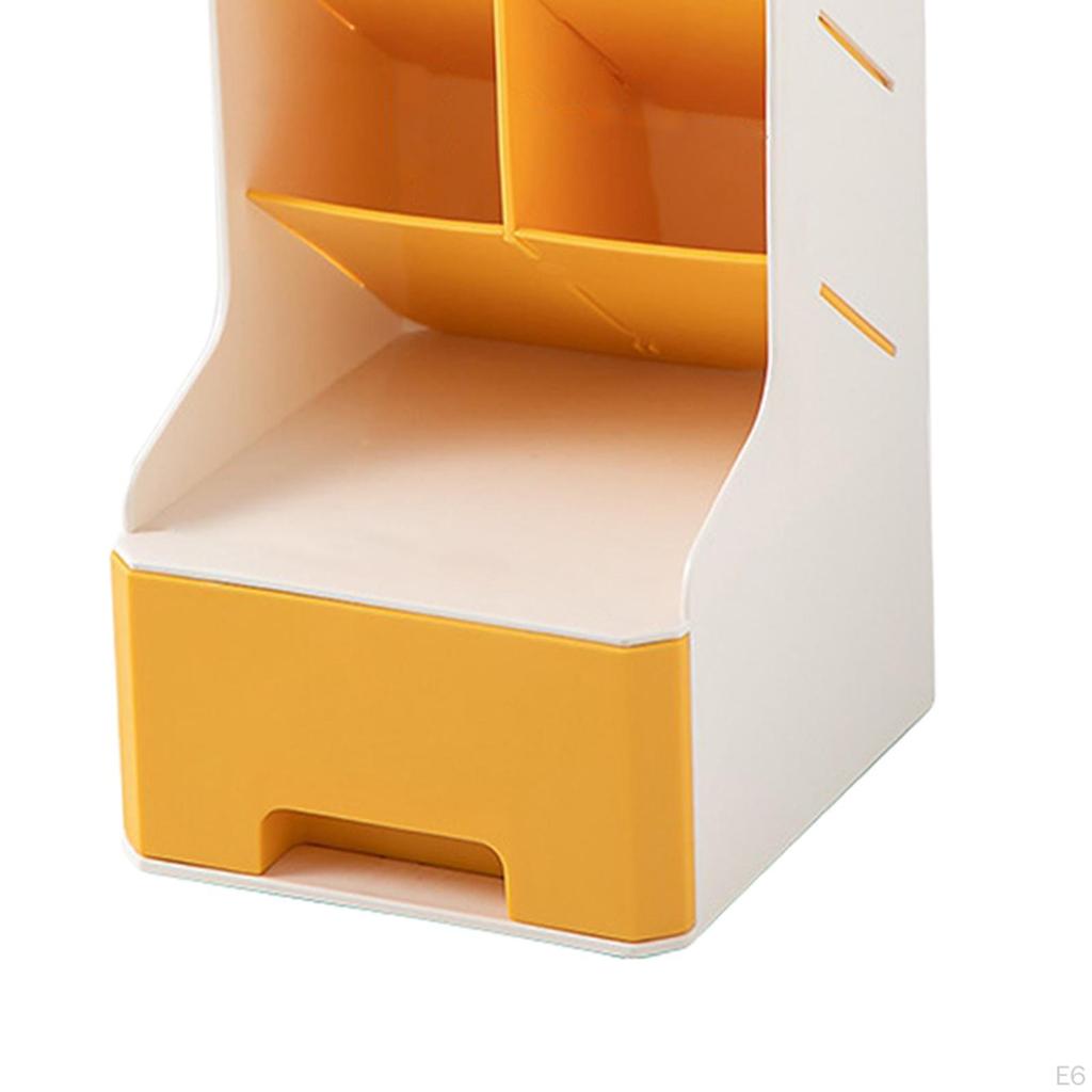 Desk Stationery Box, Detachable Tray, Pen Holder And Home