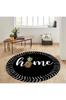 Eliana Home Washable Round Printed Carpet LNA7139