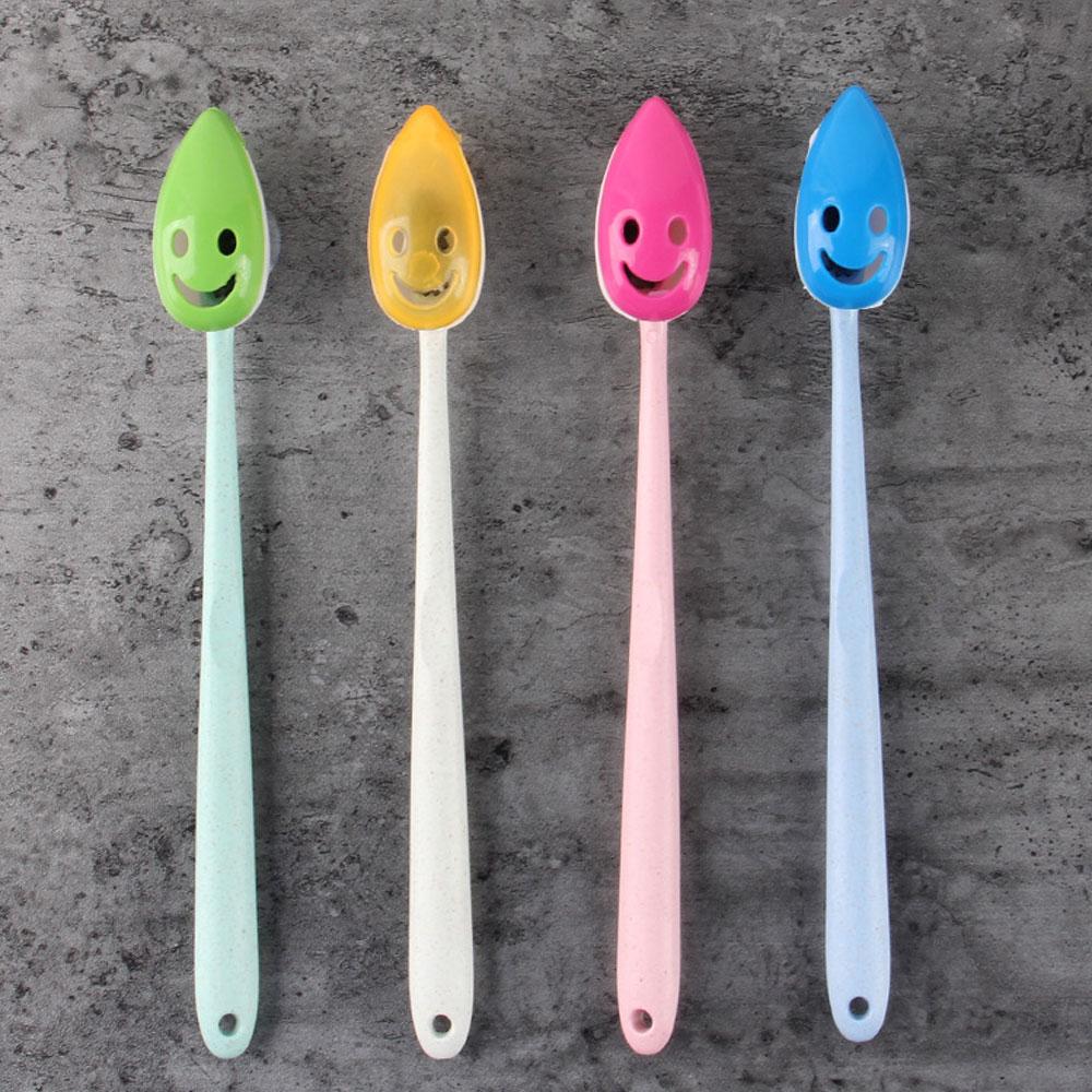 5 Stück Zahnbürstenabdeckung Gestell Halter Greifendes Lächelndes Gesicht Saugständer Wandmontage