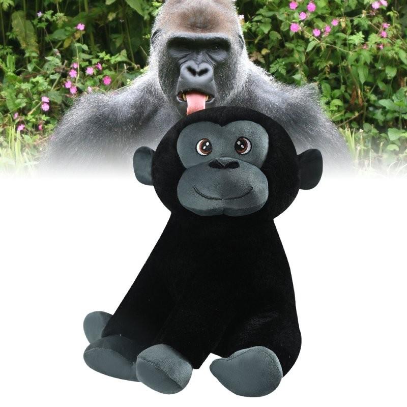 Adorable Plush Gorilla Toy With Soft Short Velvet Fabric Perfect For Kids Birthday Gift