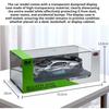 1:18 Size Divo 750S Valkyrie Sports Car Model Toy Doors Opened Shock Absorption Dust Cover Cars Models Gifts for Children