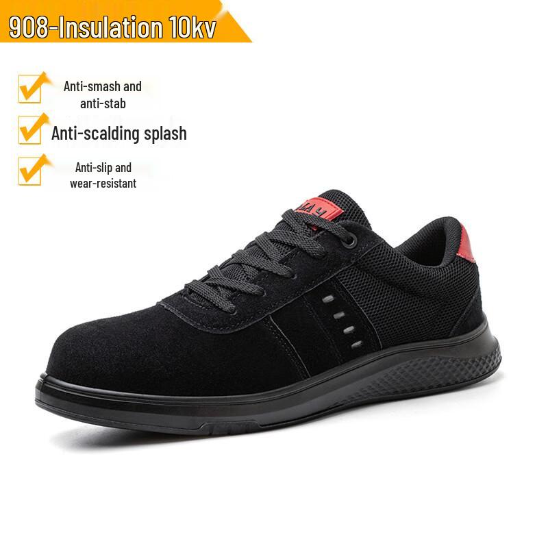 Bozong Lightweight Anti-Smash Work Safety Shoes 36