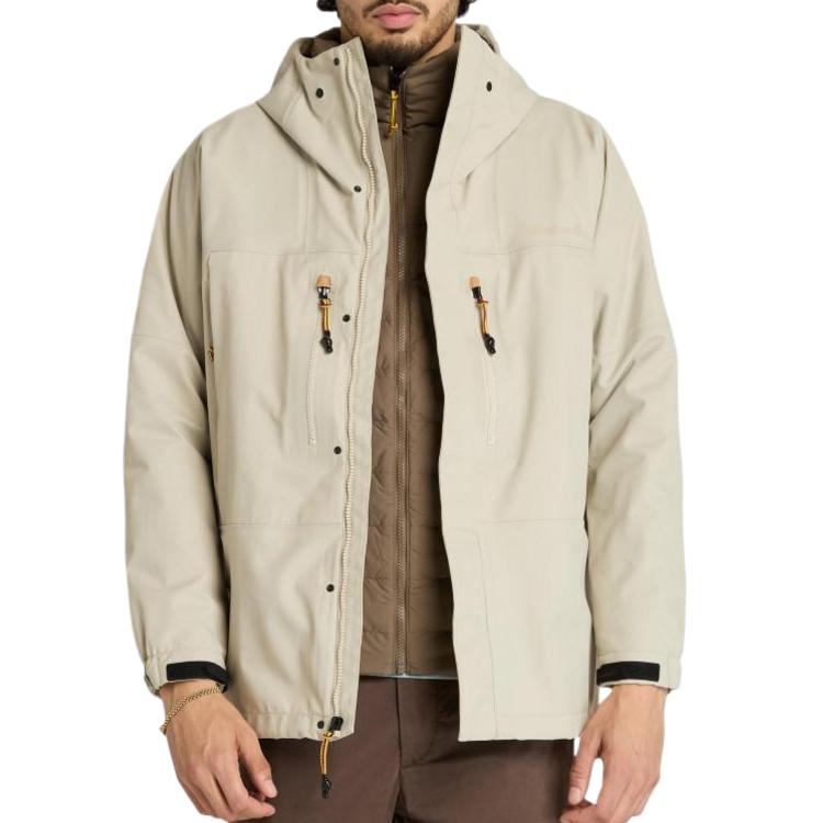 

Timberland Куртка мужская однотонная с капюшоном, простая, водонепроницаемая, ветрозащитная, TB0A2PUECY21 S