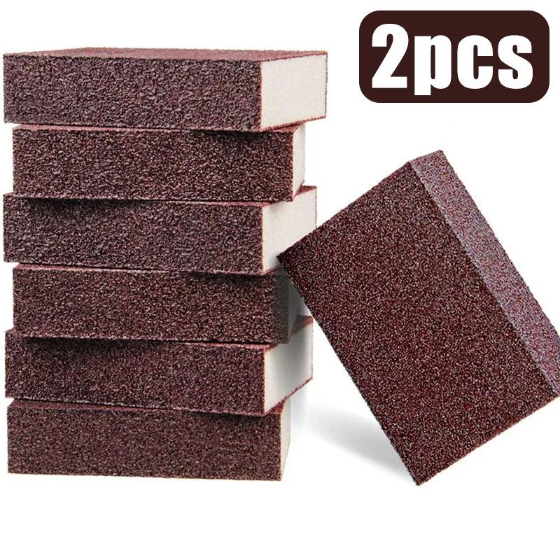 50pcs Spongen Nano Eraser Rust Remover Brush Dish Pot Cleaning Emery Descaling Clean Rub Pots Kitchen Tools Gadgets Accessories